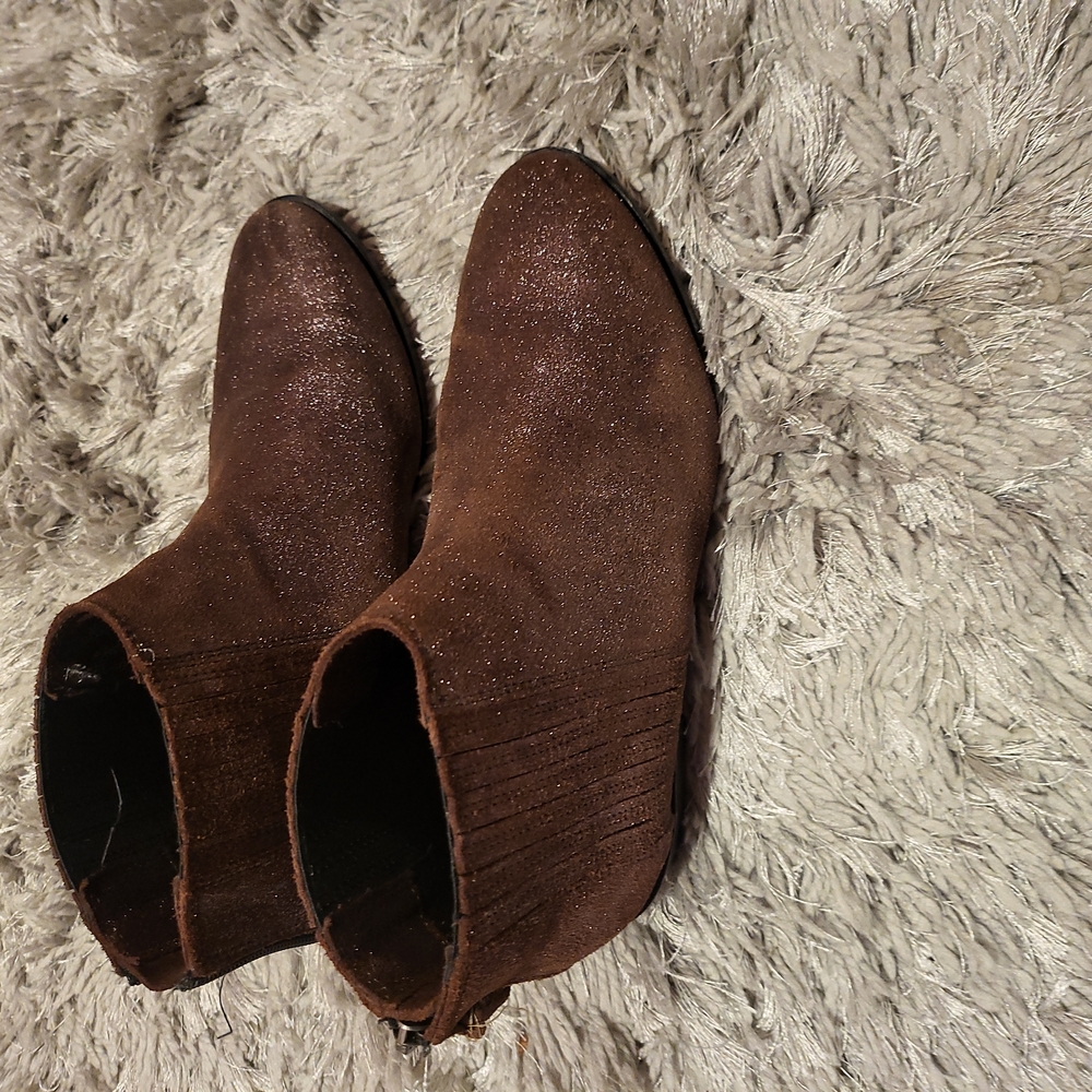 Kenneth Cole Reaction glitter boots